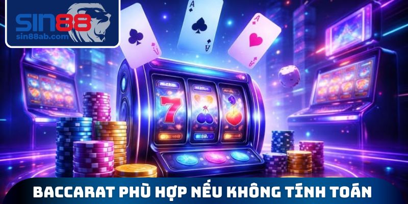 Baccarat phù hợp nếu bạn không tính toán luật nhiều