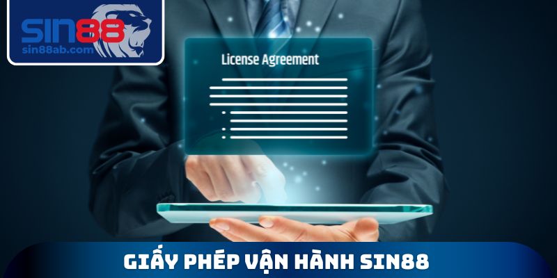 Giấy phép vận hành Sin88