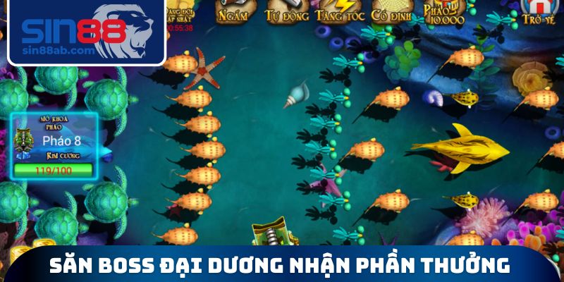 Săn boss đại dương để nhận ngàn phần thưởng